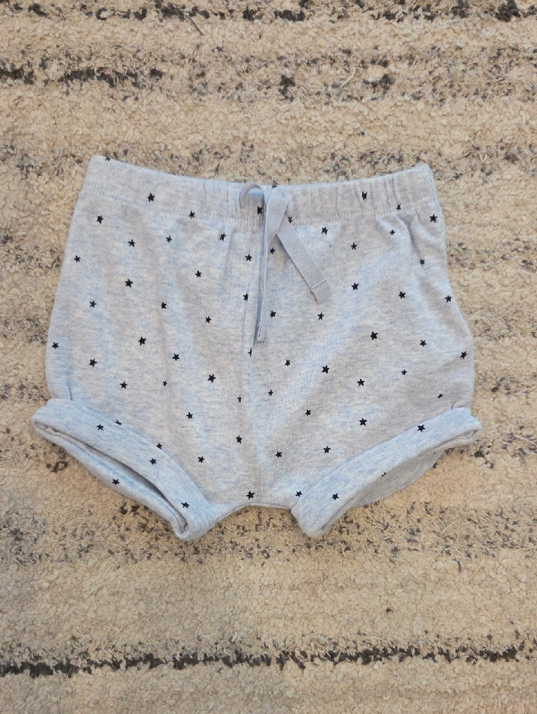 Gap Baby Light Blue Star Knit Shorts